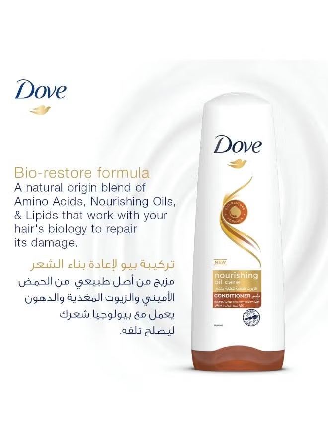 Dove Conditioner Nourishing Oil Care Nutri - Oils 350ml - Image 2